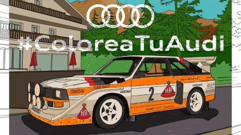 Audi ha desarrollado plantillas que puedes descargar de 3 modelos de autos diferentes.