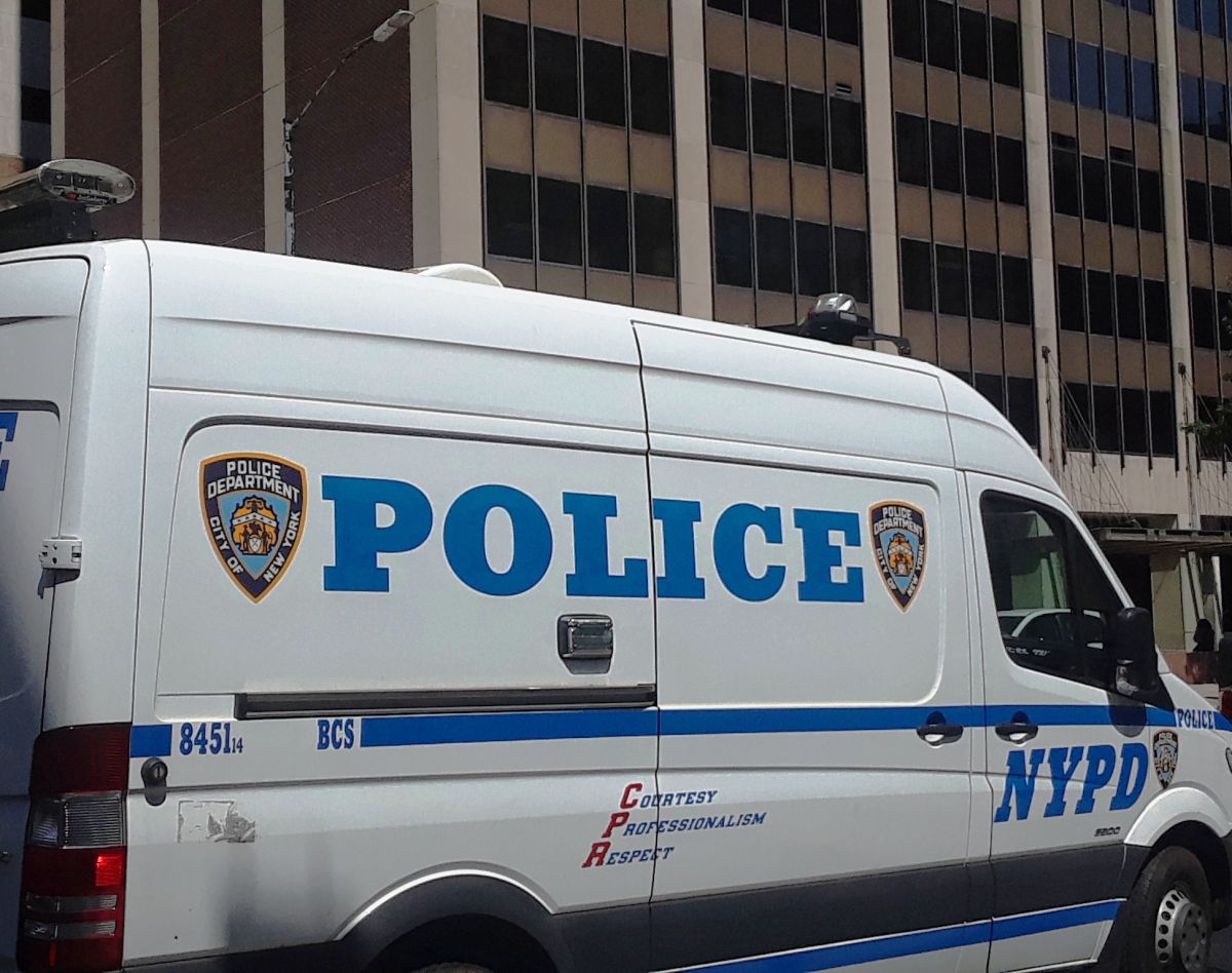 Unidad de NYPD en Brooklyn, 2019.