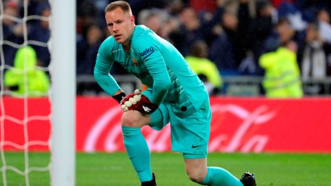 Ter Stegen buscará mantener su marco en cero.