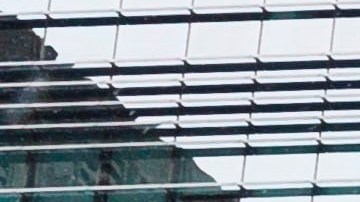 Camiones de refrigeración alineados cerca de las oficinas del médico forense en Nueva York para servir como morgue.