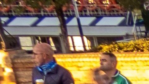 Juan Carlos Blanco recorrió la distancia de un maratón dentro de su hogar.