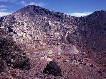 Las minas de Cerro Gordo.