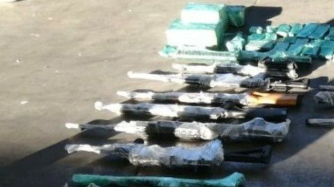 El armamento decomisado viajaba adentro de equipo de refrigeración.