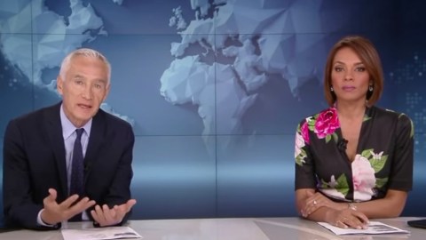 Jorge Ramos e Ilia Calderón