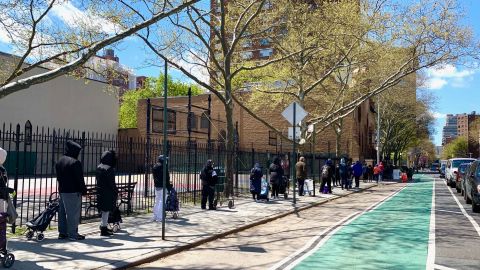 Zona de vivienda pública NYCHA en Chelsea, Manhattan.