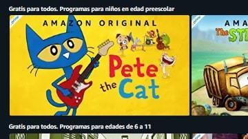 Amazon tiene una gran variedad de contenido para toda la familia.