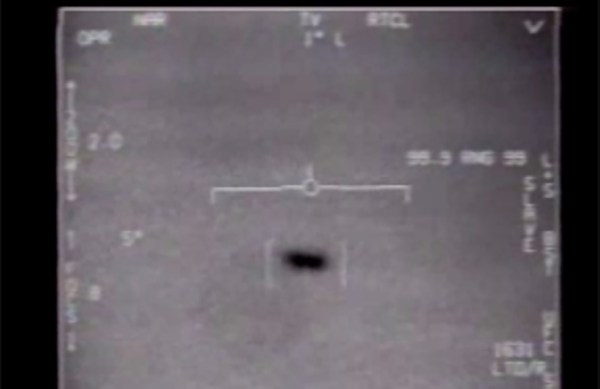Uno de los OVNI vistos por pilotos estadounidenses.