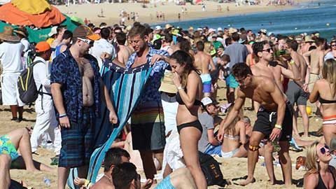 Los jóvenes vacacionaron en Cabo San Lucas, México.