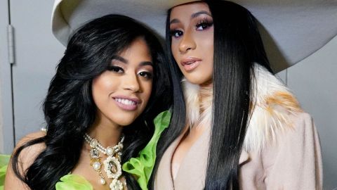 Cardi B y su hermana Hennessy Carolina.