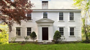 Casa de 380 años de antigüedad en Hanover, Massachusetts.