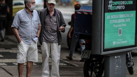 En el emblemático barrio brasileño vive una gran cantidad de mayores de 65 años.