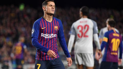 El brasileño Phillipe Coutinho no fue ni la sombra de lo que se esperaba de él en Barcelona.