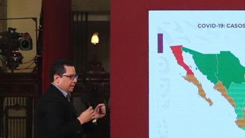 Autoridades de Salud dan reporte del coronavirus en México.