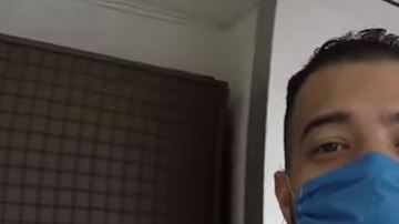 El hombre aseguró que fue al supermercado en un horario con poca afluencia.