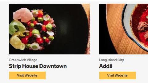 El sitio web nycgo.com/dineinnyc lista más de 230 restaurantes en los que se puede ordenar a domicilio o para llevar.