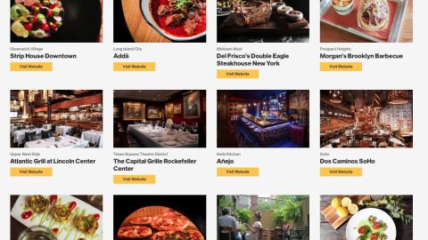 El sitio web nycgo.com/dineinnyc lista más de 230 restaurantes en los que se puede ordenar a domicilio o para llevar.