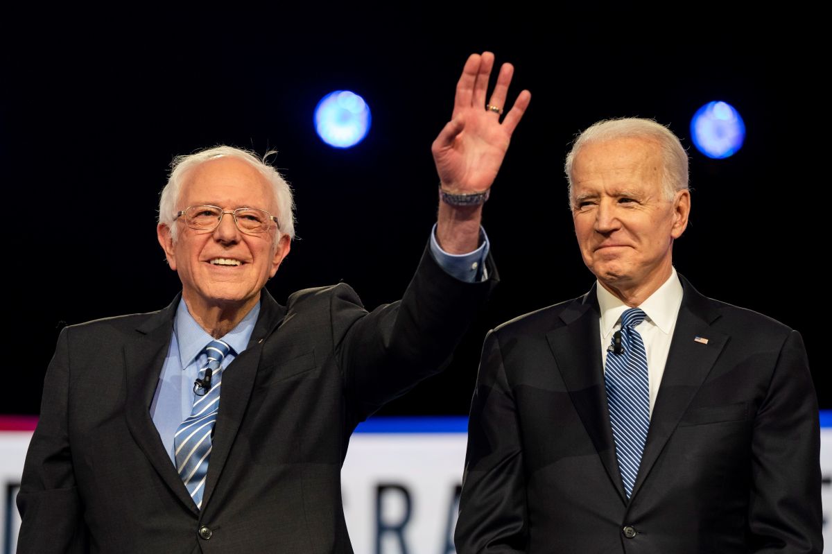 Sanders dijo que trabajaría con Biden para sacar adelante ideas progresistas.