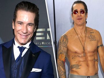 Fernando Carrillo muestra sus músculos sin camisa para anunciar que