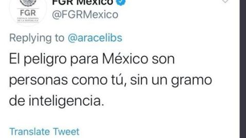 Mensaje que causó polémica.