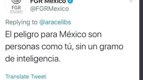 Mensaje que causó polémica.