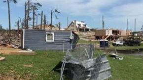 Ls tormentas causaron daños.