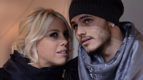 Wanda Nara y Mauro Icardi.