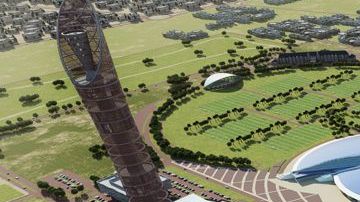 El Khalifa Stadium, una de las sedes del Mundial de Qatar 2022.