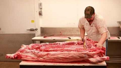 Procesadoras de carne en Dakota del Sur, Iowa o Pennsylvania han cerrado sus puertas.