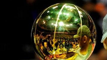 Kobe Bryant tras vencer a Orlando Magic en las finales de 2009.