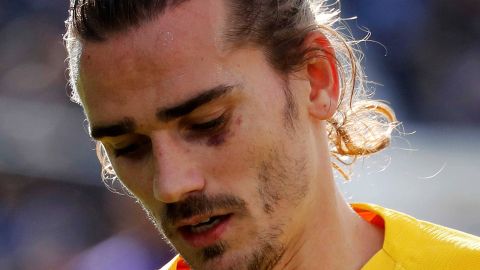 Antoine Griezmann fue recibido por su antigua afición con hostilidad.