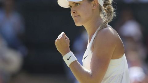 La canadiense Eugenie Bouchard.
