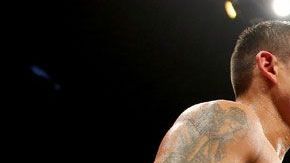 Marcos "Chino" Maidana y Floyd Mayweather durante la segunda pelea que sostuvieron.