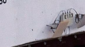 Playera gigante del América durante la final del Apertura 2019.