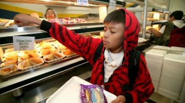 Muchos niños dependen de sus almuerzos escolares.