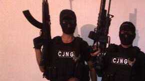 Miembros de el cartel de Jalisco Nueva Generación (CJNG).