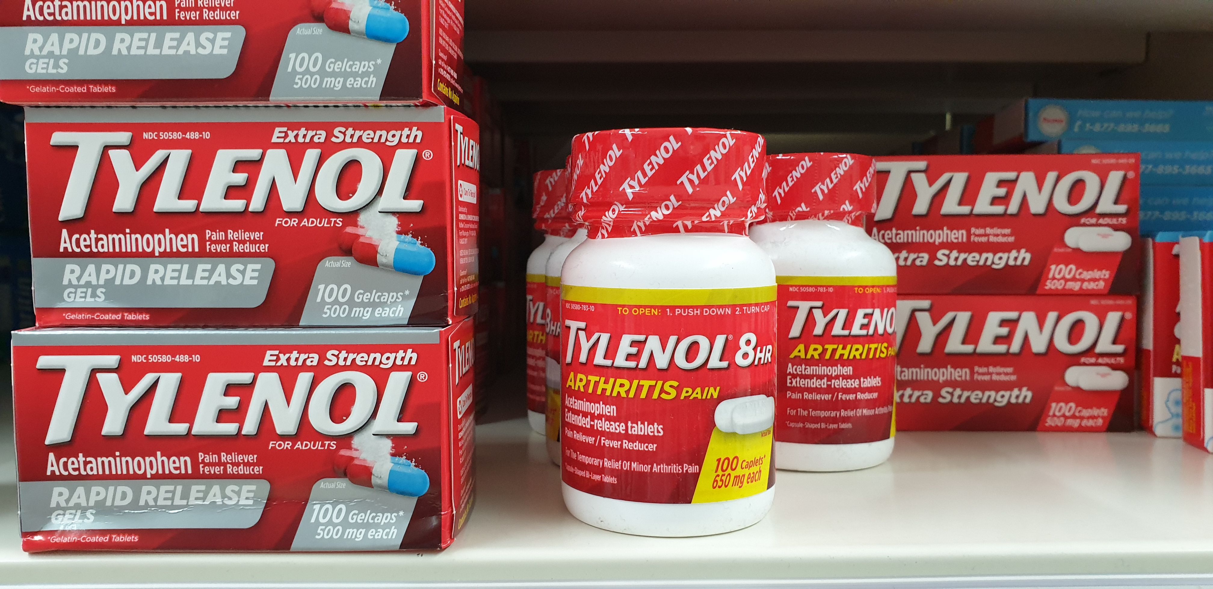 Opciones de acetaminofeno para tratar síntomas como la fiebre y dolor