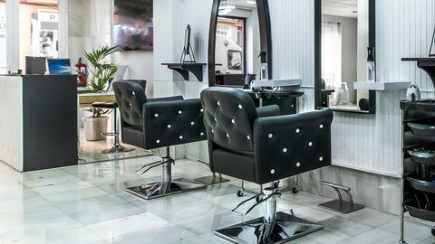 salón de belleza.