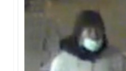 El sospechoso captado por una cámara de seguridad