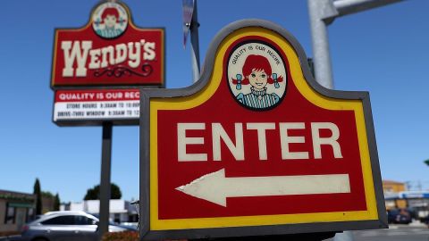 Imagen de un restaurante de comida rapida Wendy's.