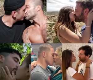 Ricky Martin, Messi, Ben Affleck, Bad Bunny y más se besan con su parejas en video de Residente