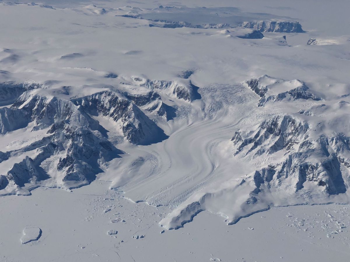 La península antártica, vista aquí, es una de las regiones que cambian más rápido del continente.