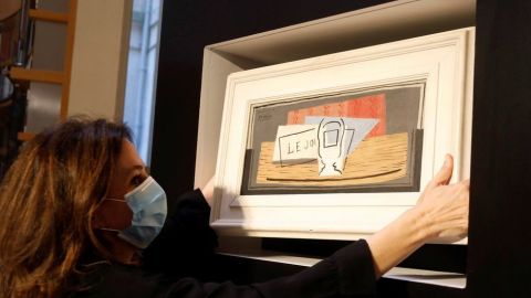 El cuadro de Picasso que se rifó es de 1921.