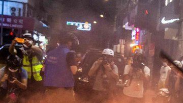 Las protestas son intensas en Hong Kong desde hace semana.