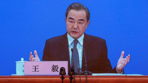 Wang Yi, canciller de China.