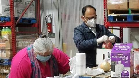 Preparación de las canastas básicas en El Bronx