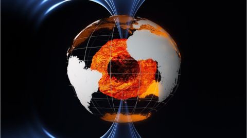 El campo magnético de la Tierra se genera en su núcleo externo.