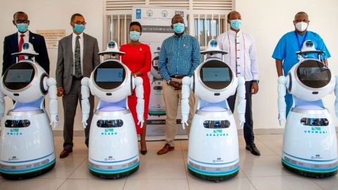 Andriodes en Ruanda contra el coronavirus