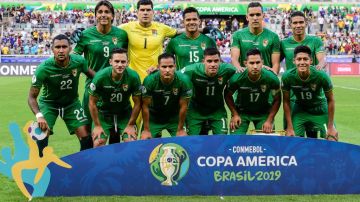 Selección boliviana de Futbol en la Copa América 2019.