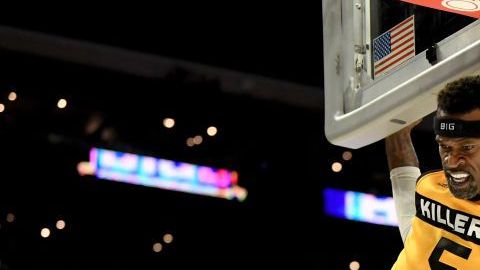 Stephen Jackson durante el BIG3 Championship.