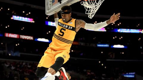 Stephen Jackson durante el BIG3 Championship.